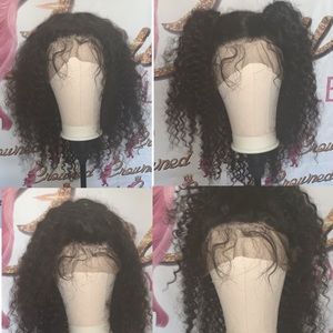 20” deep wave lace front wig